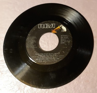 Jim Reeves Have You Ever Been Lonely/Welcome To My World 7'' Vinyl Record 45rpm