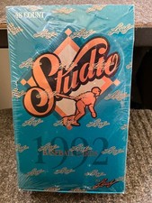 NOS 1992 Studio Leaf baseball wax box factory sealed 48 packs