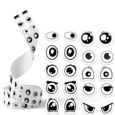 500Pcs/Roll Black Googly Wiggly Eye Labels Cartoon Cute Stickers 1,