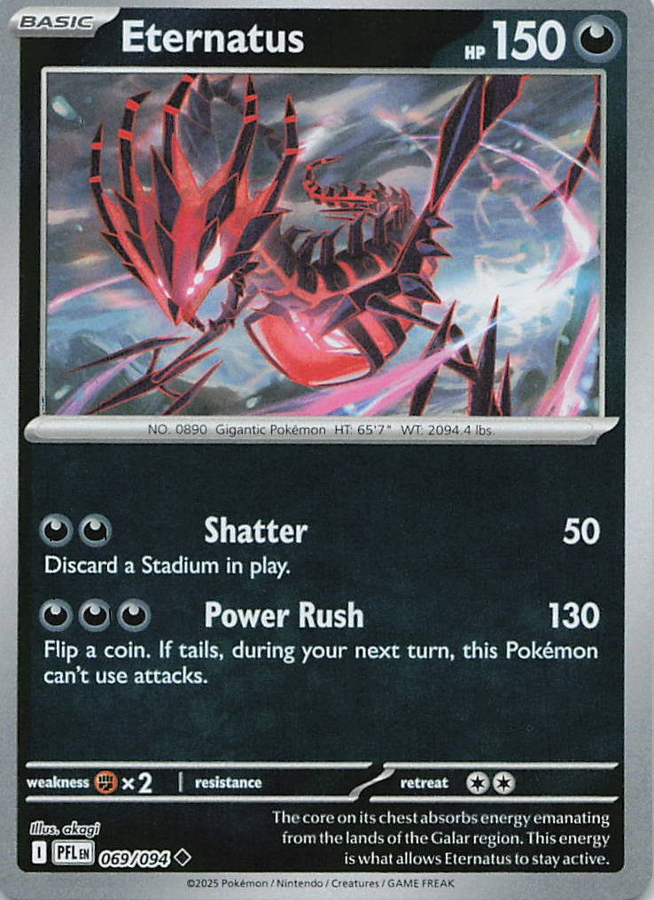 Eternatus Uncommon ME02: Phantasmal Flames 069/094 NM