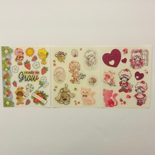 Limited Edition STRAWBERRY SHORTCAKE Sticker Sheets READY TO GROW BERRY SWEET
