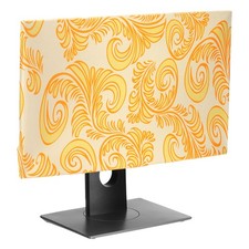 Monitor Dust Cover 28 Inch Anti-Static Dustproof Protective Cover Yellow