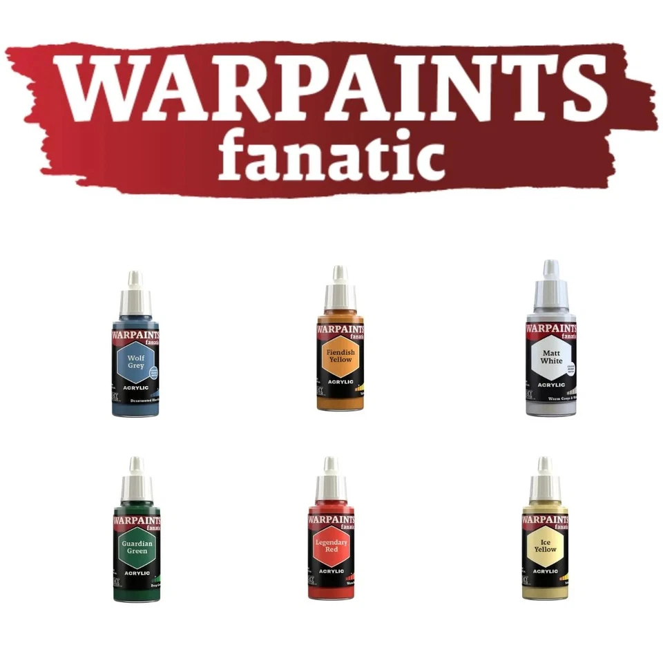 The Army Painter Warpaints Fanatic Base Farben für Tabletop Warhammer