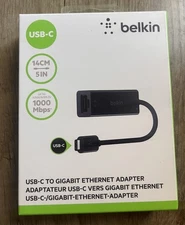 Belkin USB Type-C to Gigabit Ethernet Adapter - BRAND NEW SEALED