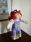 Vtg Cabbage Patch PLAY DOLL Red Ponytails Blue Eyes  #18 HM READ DESCRIPTION