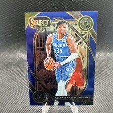 2024-25 Panini Select - Courtside Giannis Antetokounmpo #235 Blue Prizm