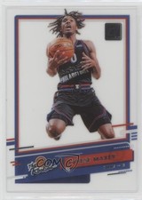 2020-21 Panini Clearly Donruss Clearly The Rookies Tyrese Maxey #10 0b3