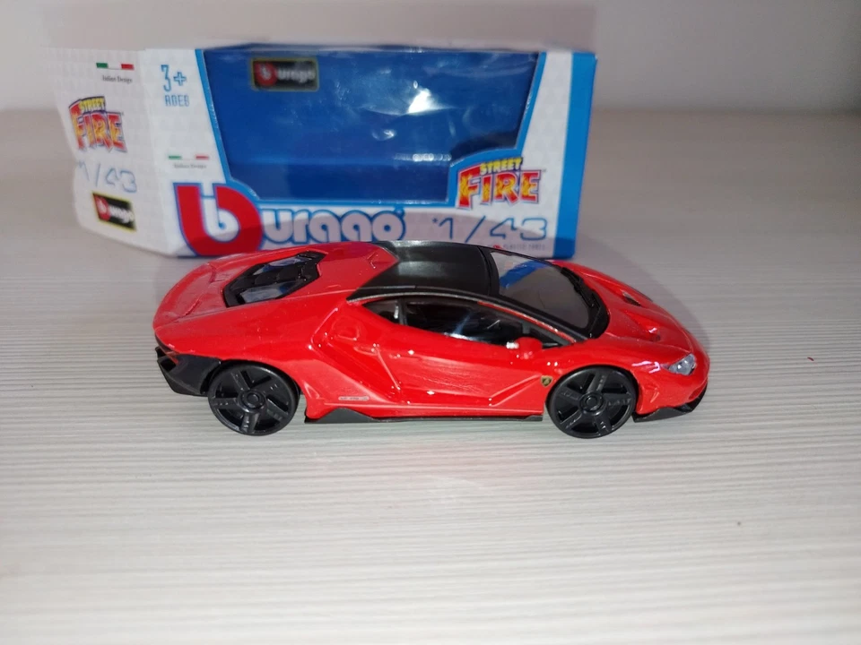 Lamborghini Centenario 1:43 Burago Bburago Modellino Auto Die Cast No Solido - Immagine 3 di 4