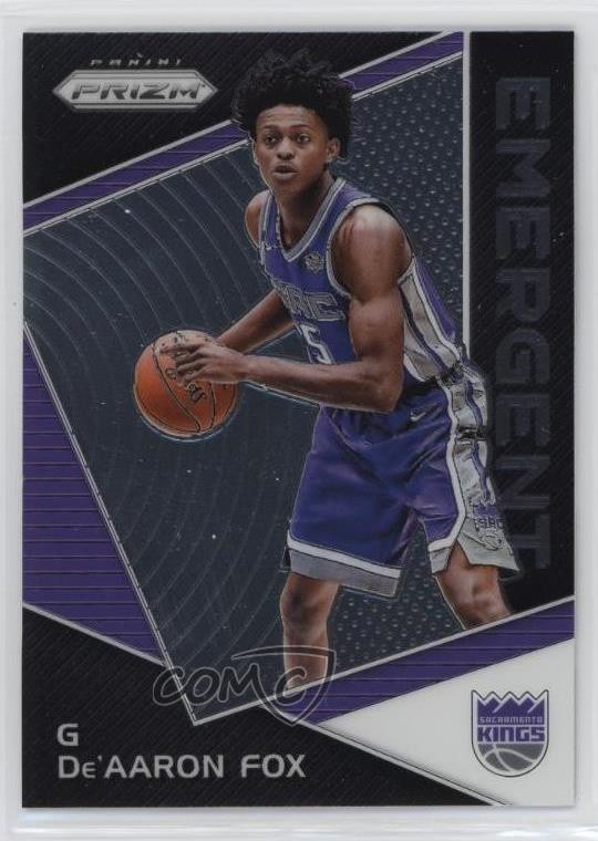 2017-18 Panini Prizm Emergent De'Aaron Fox #EM-DEA