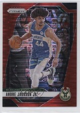 2024-25 Panini Prizm Red Pulsar Prizm 67/75 Andre Jackson Jr #52 16a2