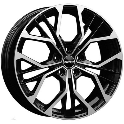 ALUFELGE GMP MATISSE FUR JEEP COMPASS 4XE 6.5X16 5X110 BLACK DIAMOND DNJ