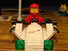 LEGO Space: Space Probe Launcher (6870), 100% complete w/ 1 sub, manual, no box