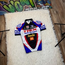 Trek Volkswagen PowerBar JBL Rock Shox Cycling VELO SHIRT Jersey Sleev SHIMANO