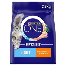 Image of Purina ONE Light Chicken & Wheat Dry Cat Food - 2.8kg