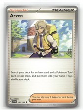 arven card pokemon SV01: Scarlet & Violet Base Set - 235/198 Supporter / / Card Text Arven #166 Prices | Pokemon