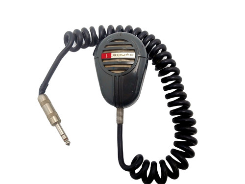 Vintage Shure 404C Handheld Dynamic Microphone Ham Radio High-Impedance - WORKS