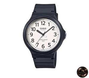 CASIO MW-240-7B Basic Analog White Kids Men's Watch Cheap Casio Wristwatch