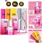 Manicure Kit for Women, Professional Nail Files and Buffers, Cuticle Remover ...