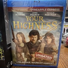 Your Highness Blu-ray Danny McBride James Franco Unrated Theatrical Versions