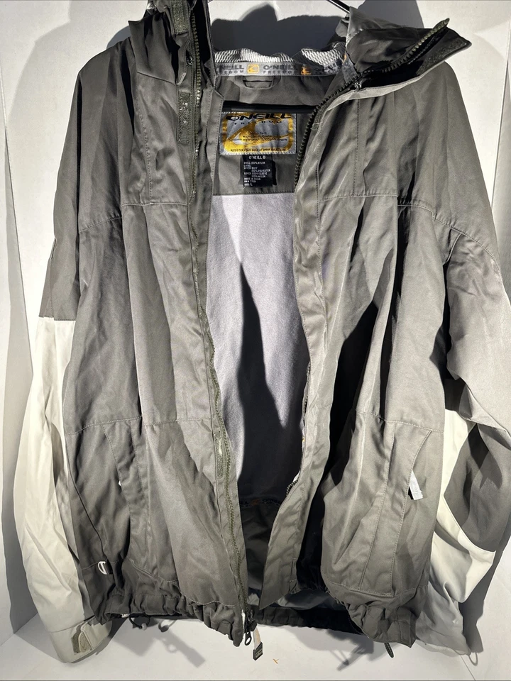 O'Neill Freedom Series Impermeable Esquí Snowboard Invierno Nylon Chaqueta Gris Talla L Foto 2 de 4