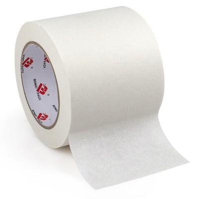4 inch White Masking Tape, Paint Masking Paper, 55 yds Length x 4'' Width, Mul...