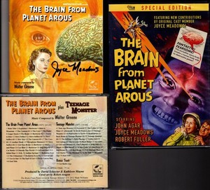 BRAIN FROM PLANET AROUS *BONUS* -- NEW DVD + AUTOGRAPHED ORIGINAL SOUNDTRACK CD!