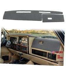 Dash Cover Mat Custom Fit For Jeep Cherokee Comanche Wagoneer Limited Dark Gray