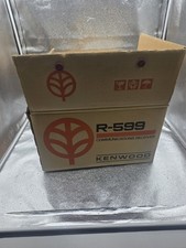🍊Kenwood Ricevitore Radiocomunicazioni Ham Anni 70 HF VHF | Modello R-599D FUNZIONA!