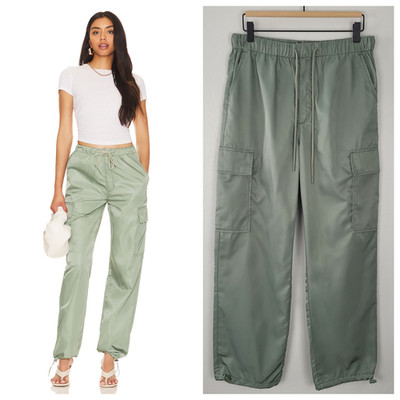 Pistola Size M Jade Lightweight Cargo Pant Elastic Waist Bluff Green NEW