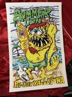 MONSTER ART PRINT SUMMER SURF WEIRDO HORROR  SCHERES NUMBERED 40/50 — photo 1