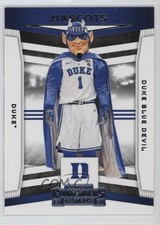 2020 Panini Contenders Draft Picks Mascots Duke Blue Devil Team Mascot #14 k4s