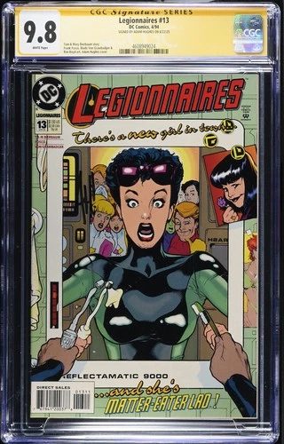 Legionnaires #13 CGC 9.8 SS Signed Adam Hughes • DC Comics 1994
