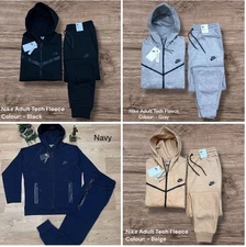 Nike Tech Men Sweatsuit 2-Pieces Sizes Small-3X