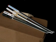 4PC Anime Foam Sword Set: 2X Grass Cutter 2X Katana Prop Cosplay Collection