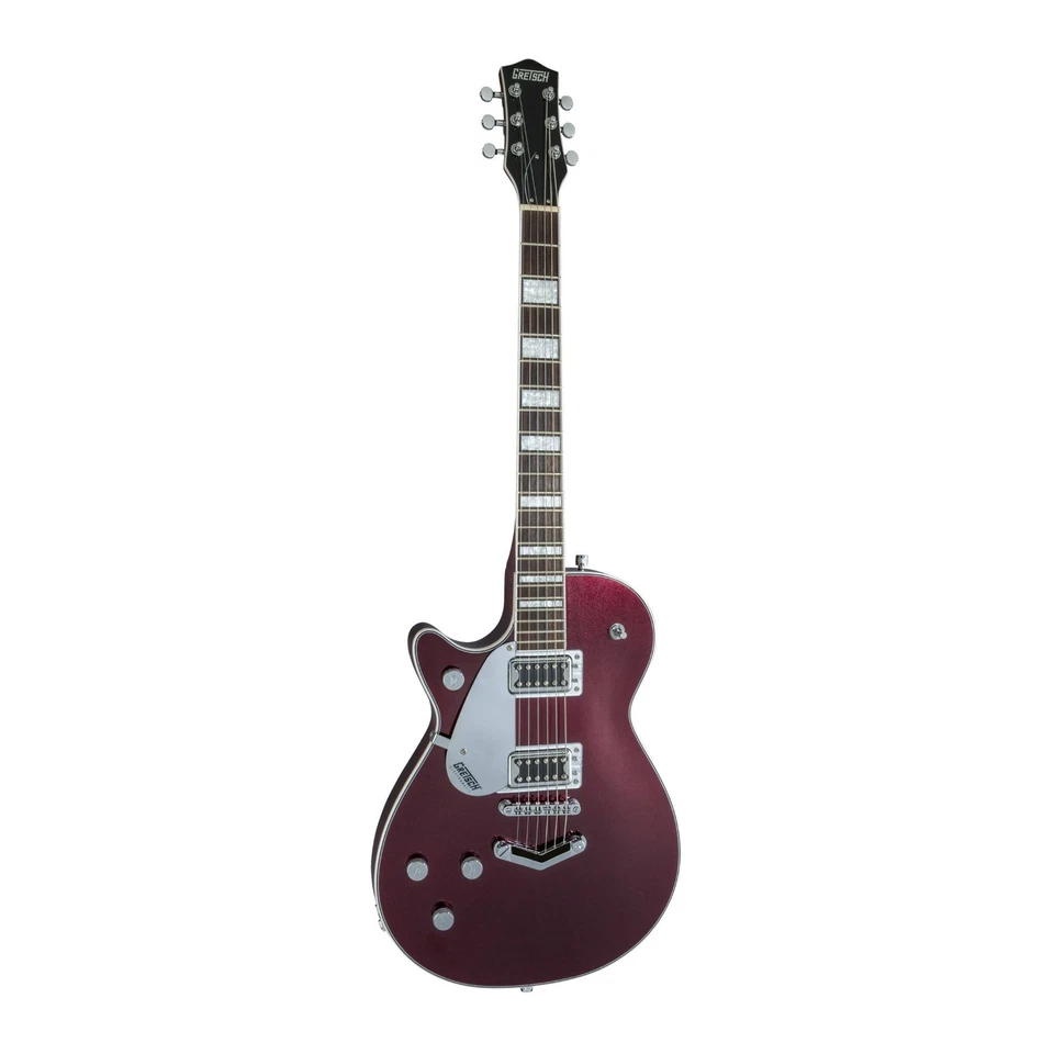 Guitarra eléctrica Gretsch G5220LH Dark Cherry metálica para zurdos corte único Foto 4 de 4