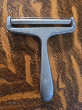 Vintage Japan Cheese Slicer Aluminum Metal 5-1/2" x 4-1/2" - VG