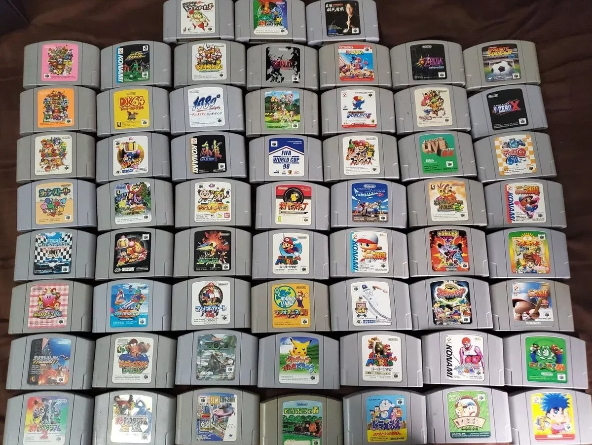 Authentic Nintendo 64 N64 Games Japanese Import cartridges YOU PICK mario  zelda