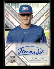 2018 Panini Elite Extra Edition #176 Yonaldi Soto Autographs