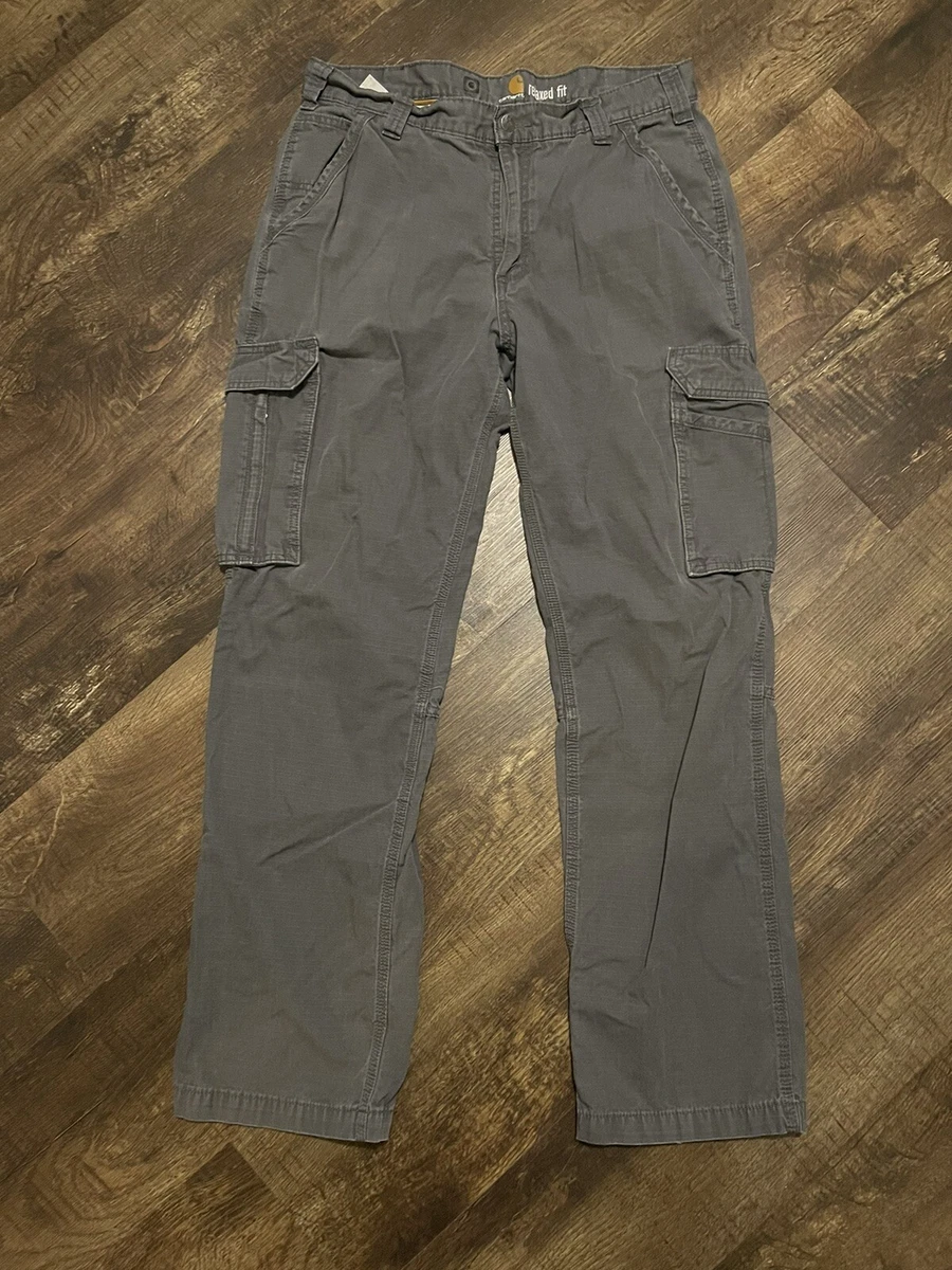 Grey cargo work best sale pants