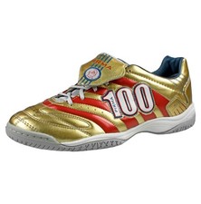 Zapatos de fútbol sala vintage Pirma Bofo Bautista color dorado (no usar)