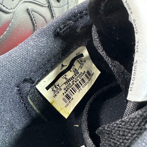 Neu vergilbt - Nike Air Jordan I Cyber Monday 709999-010 schwarz/weiß Gr. 5,5 NY - Bild 13 von 17