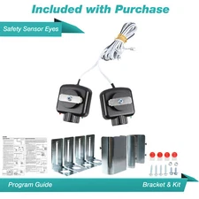 Garage Door Opener Safety Sensors Eyes Bracket Kit for Linear HAE00002 LS LD