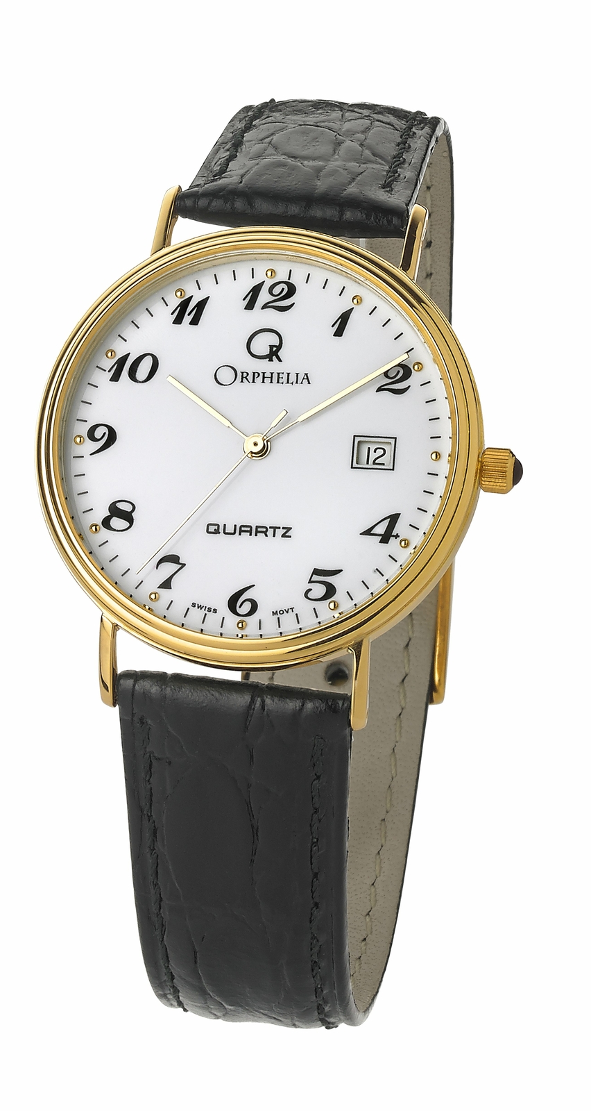 NUOVA Orologio Orphelia Gold Watches Uomini Nero  MON-7081/2