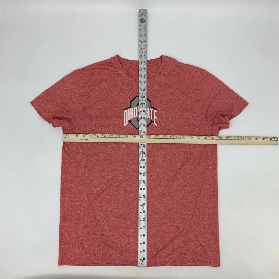 Ohio State Buckeyes T Shirt Mens Size L Red Short Sleeve Moisture Wicking Fabric - Изображение 4 из 4