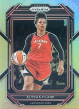2023 Panini Prizm WNBA ALYSHA CLARK #55 SILVER PRIZM ACES