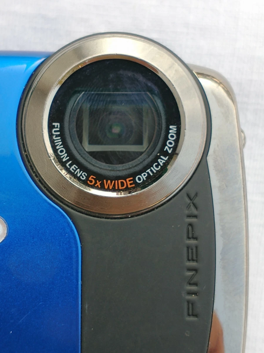 fujifilm finepix XP-55WM 14MP blue camera , no charger