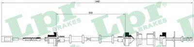 LPR C0059C Clutch Cable for Citroen, Fiat, Peugeot