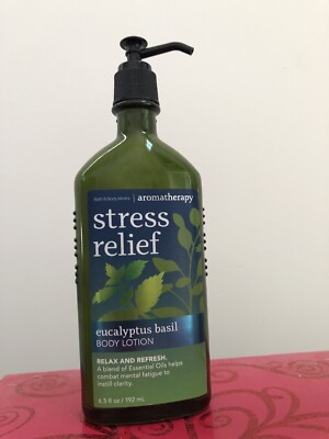 Bath & Body Works EUCALYPTUS BASIL Aromatherapy Lotion 6.5 oz RARE RETIRED