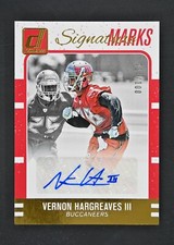 2016 Panini Donruss #71 Vernon Hargreaves III /100 AUTO Signature Marks Tampa
