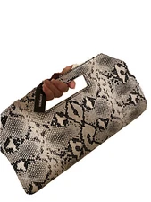 Express Faux Snake Print Clutch For Women / WomenAccessories/ Exotic Bags/ Purse